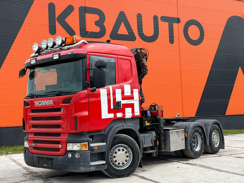 Scania R 560 6x2 HMF2220 K4 / RETARDER - Valníkový/ Plošinový nákladný automobil, Auto s hydraulickou rukou: obrázok 2 Scania R 560 6x2 HMF2220 K4 / RETARDER - Valníkový/ Plošinový nákladný automobil, Auto s hydraulickou rukou: obrázok 2