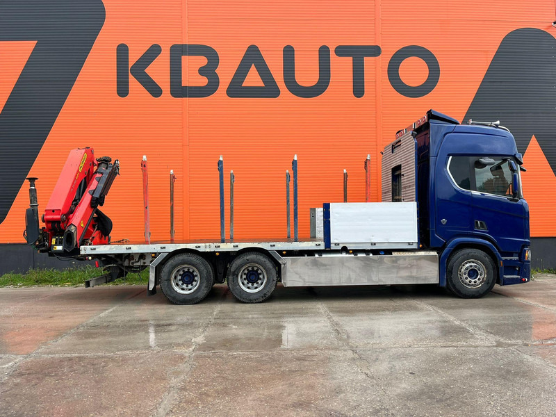 Scania R 650 6x4 PK 24001 / PLATFORM L=6800 mm - Valníkový/ Plošinový nákladný automobil, Auto s hydraulickou rukou: obrázok 5 Scania R 650 6x4 PK 24001 / PLATFORM L=6800 mm - Valníkový/ Plošinový nákladný automobil, Auto s hydraulickou rukou: obrázok 5