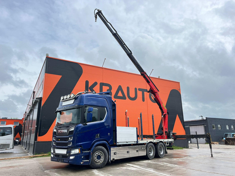 Scania R 650 6x4 PK24001 / PLATFORM L=6800 mm - Valníkový/ Plošinový nákladný automobil, Auto s hydraulickou rukou: obrázok 1 Scania R 650 6x4 PK24001 / PLATFORM L=6800 mm - Valníkový/ Plošinový nákladný automobil, Auto s hydraulickou rukou: obrázok 1