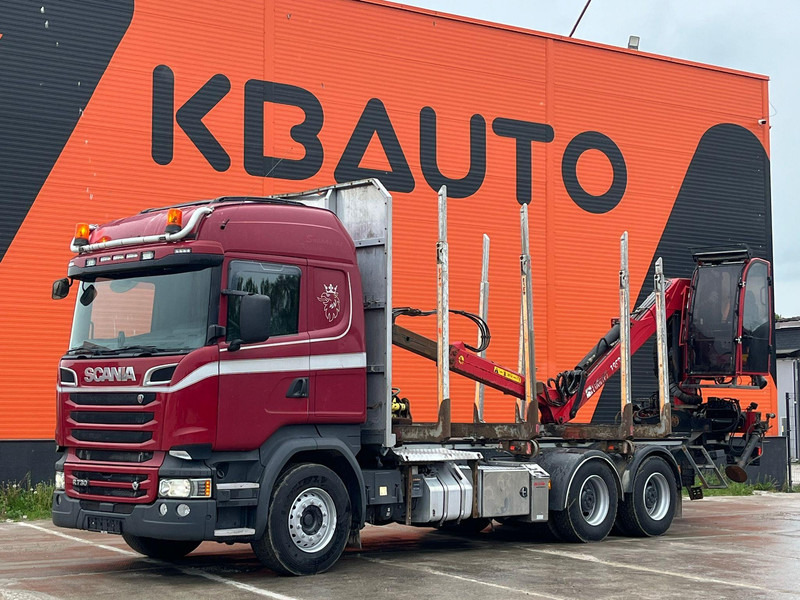 Scania R 730 6x4 RETARDER / BIG AXLES - Nákladné vozidlo na prepravu dreva, Auto s hydraulickou rukou: obrázok 2 Scania R 730 6x4 RETARDER / BIG AXLES - Nákladné vozidlo na prepravu dreva, Auto s hydraulickou rukou: obrázok 2