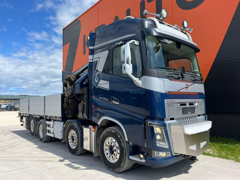 Volvo FH 16 650 8x2*6 HMF 6020K-RC + JIB / PLATFORM L=6344 mm - Valníkový/ Plošinový nákladný automobil, Auto s hydraulickou rukou: obrázok 4 Volvo FH 16 650 8x2*6 HMF 6020K-RC + JIB / PLATFORM L=6344 mm - Valníkový/ Plošinový nákladný automobil, Auto s hydraulickou rukou: obrázok 4