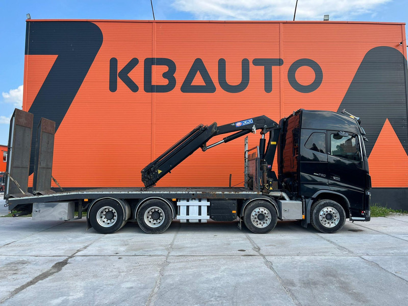 Volvo FH 16 750 8x4 HMF2620K-5 / WINCH / PLATFORM L=7100 mm - Valníkový/ Plošinový nákladný automobil, Auto s hydraulickou rukou: obrázok 5 Volvo FH 16 750 8x4 HMF2620K-5 / WINCH / PLATFORM L=7100 mm - Valníkový/ Plošinový nákladný automobil, Auto s hydraulickou rukou: obrázok 5