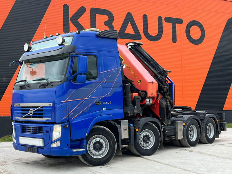 Volvo FH 540 8x4 PALFINGER PK110002 / RETARDER - Valníkový/ Plošinový nákladný automobil, Auto s hydraulickou rukou: obrázok 2 Volvo FH 540 8x4 PALFINGER PK110002 / RETARDER - Valníkový/ Plošinový nákladný automobil, Auto s hydraulickou rukou: obrázok 2