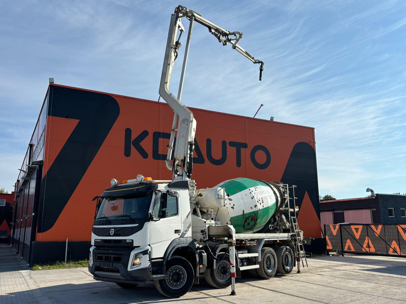 Volvo FMX 500 8x4 PUMI 24-3 - 24 m - 2303 hours / 7 m3 / FULL STEEL - Domiešavač: obrázok 1 Volvo FMX 500 8x4 PUMI 24-3 - 24 m - 2303 hours / 7 m3 / FULL STEEL - Domiešavač: obrázok 1