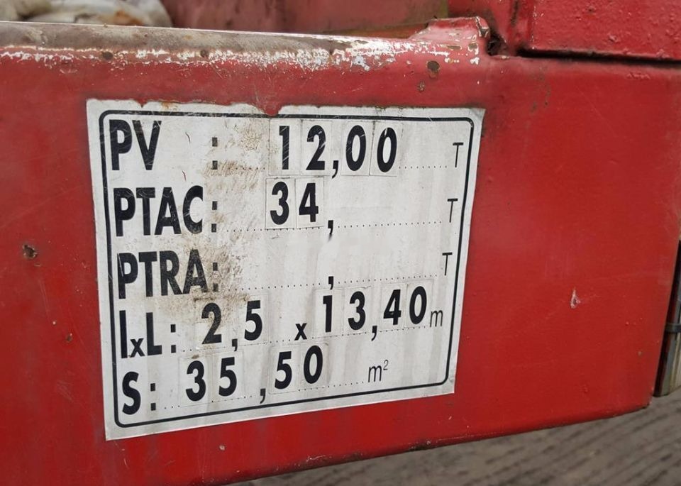 ACTM 28 M ROZSUWANA 3 OSIE SKRĘTNE ORYGINAŁ - Plošinový/ Valníkový náves: obrázok 4 ACTM 28 M ROZSUWANA 3 OSIE SKRĘTNE ORYGINAŁ - Plošinový/ Valníkový náves: obrázok 4