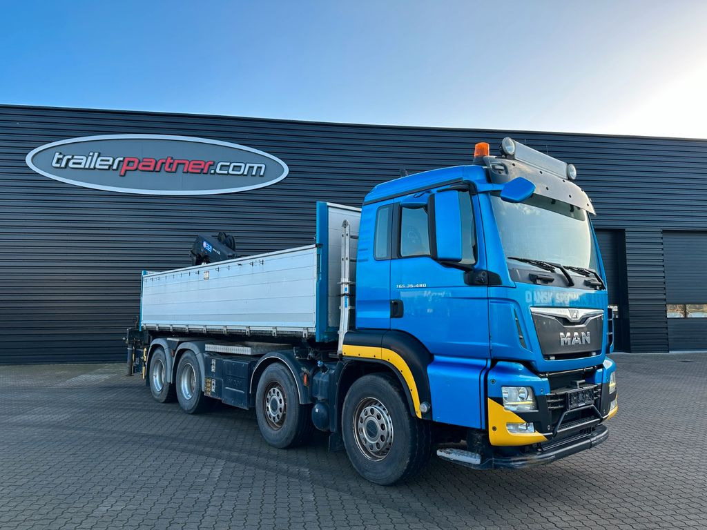 MAN 35-480 BL 8x4 - Sklápač, Auto s hydraulickou rukou: obrázok 1 MAN 35-480 BL 8x4 - Sklápač, Auto s hydraulickou rukou: obrázok 1