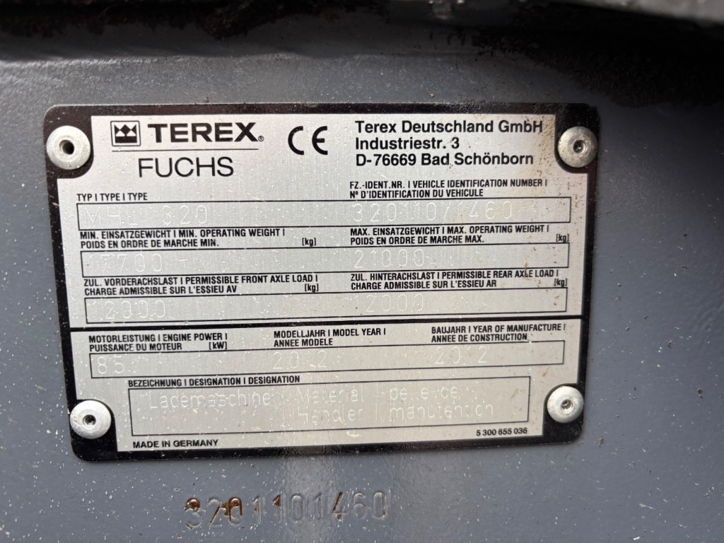 Překládkové rýpadlo Fuchs MHL 320 D: obrázok 23 Překládkové rýpadlo Fuchs MHL 320 D: obrázok 23