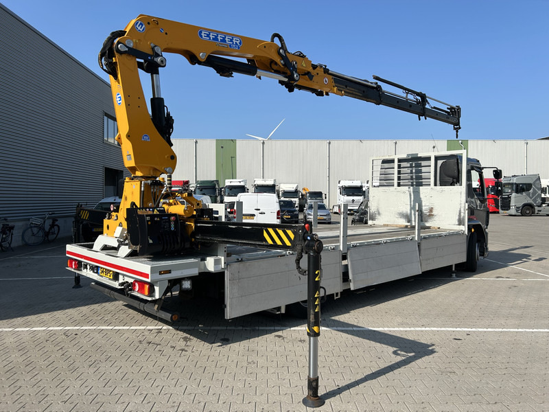 DAF LF 320 FA 19T + Burg BPM 0018 Trailer / Effer 175.2/c3s Crane / NL Combi - Valníkový/ Plošinový nákladný automobil, Auto s hydraulickou rukou: obrázok 2 DAF LF 320 FA 19T + Burg BPM 0018 Trailer / Effer 175.2/c3s Crane / NL Combi - Valníkový/ Plošinový nákladný automobil, Auto s hydraulickou rukou: obrázok 2
