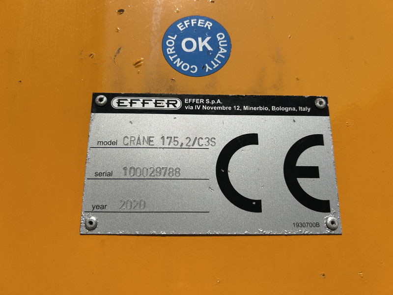 Auto s hydraulickou rukou DAF LF 320 FA 19T + Burg BPM 0018 Trailer / Effer 175.2/c3s Crane / NL Combi: obrázok 13