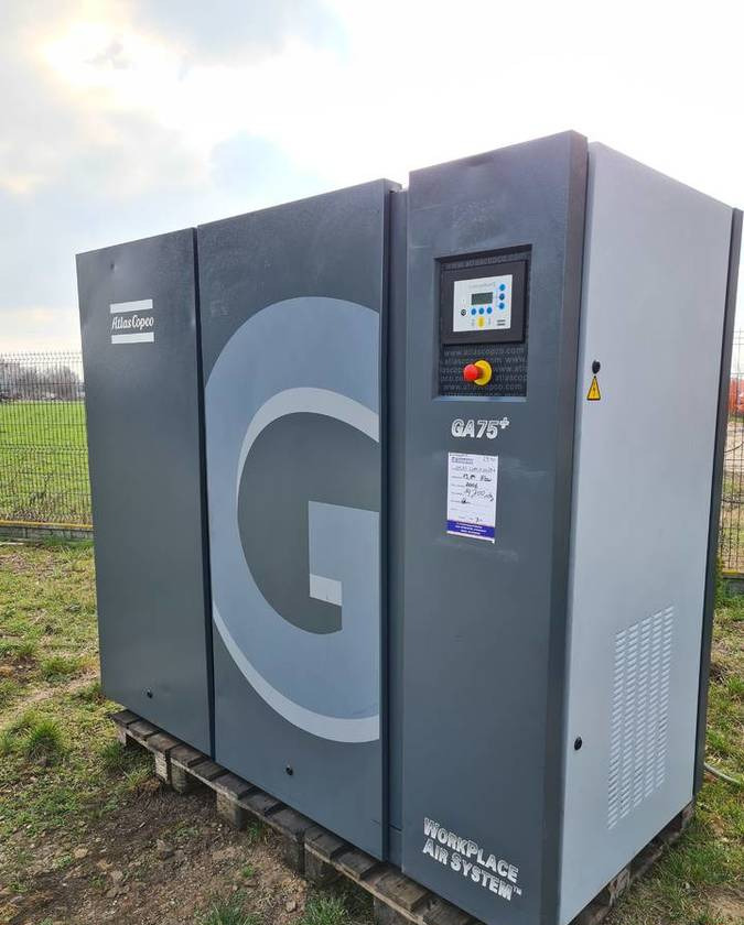 Kompresor śrubowy ATLAS COPCO GA 75 + - Vzduchový kompresor: obrázok 2 Kompresor śrubowy ATLAS COPCO GA 75 + - Vzduchový kompresor: obrázok 2