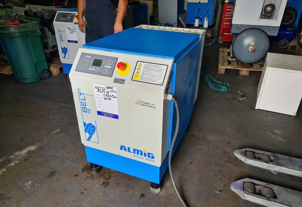 Kompresor śrubowy Almig Belt 15, 15 kw. 2011r - Vzduchový kompresor: obrázok 4 Kompresor śrubowy Almig Belt 15, 15 kw. 2011r - Vzduchový kompresor: obrázok 4