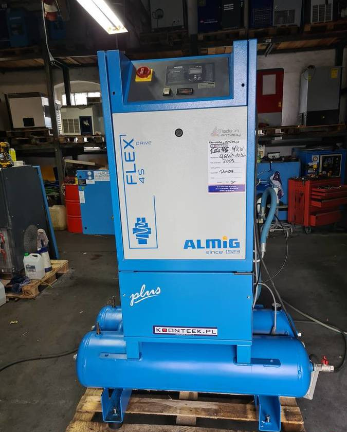 Kompresor śrubowy Almig Flex 4S, 4 kw - Vzduchový kompresor: obrázok 4 Kompresor śrubowy Almig Flex 4S, 4 kw - Vzduchový kompresor: obrázok 4