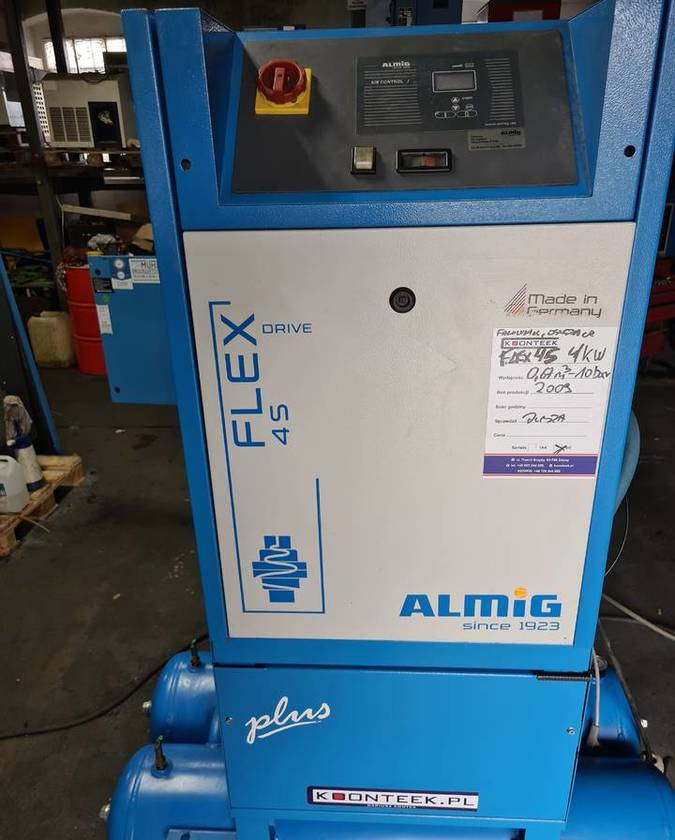 Kompresor śrubowy Almig Flex 4S, 4 kw - Vzduchový kompresor: obrázok 1 Kompresor śrubowy Almig Flex 4S, 4 kw - Vzduchový kompresor: obrázok 1