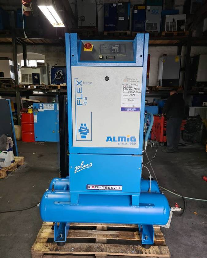 Kompresor śrubowy Almig Flex 4S, 4 kw - Vzduchový kompresor: obrázok 5 Kompresor śrubowy Almig Flex 4S, 4 kw - Vzduchový kompresor: obrázok 5