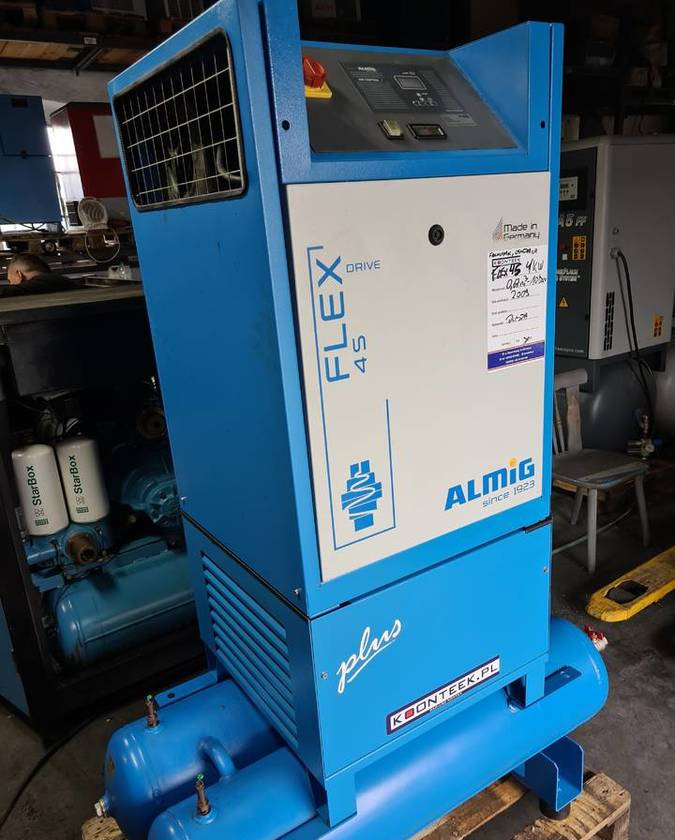 Kompresor śrubowy Almig Flex 4S, 4 kw - Vzduchový kompresor: obrázok 2 Kompresor śrubowy Almig Flex 4S, 4 kw - Vzduchový kompresor: obrázok 2