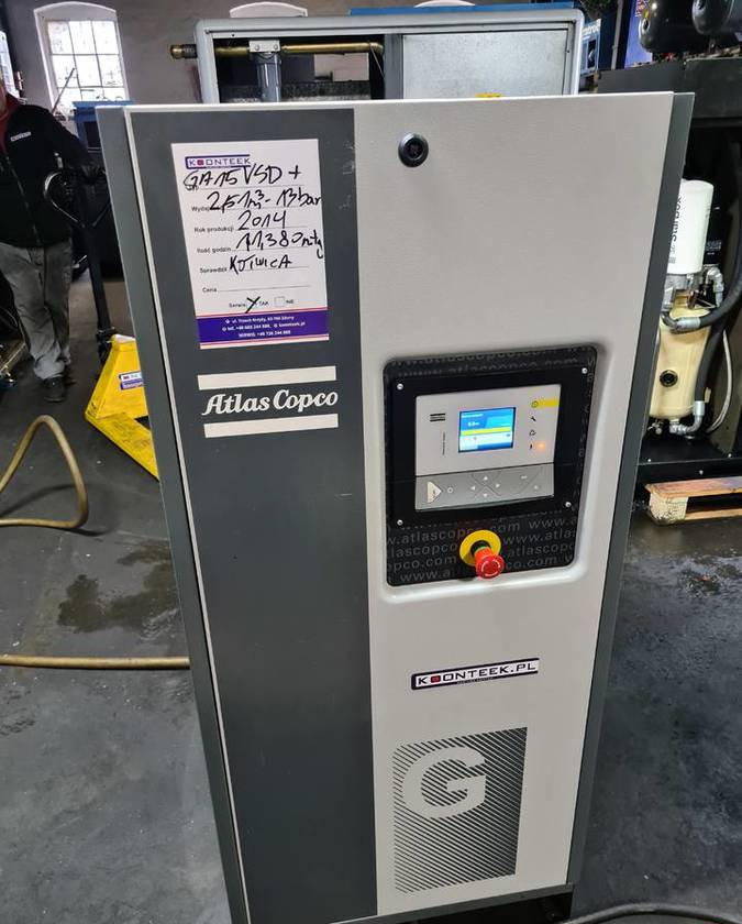Kompresor śrubowy Atlas Copco GA 15 VSD ff + - Vzduchový kompresor: obrázok 4 Kompresor śrubowy Atlas Copco GA 15 VSD ff + - Vzduchový kompresor: obrázok 4