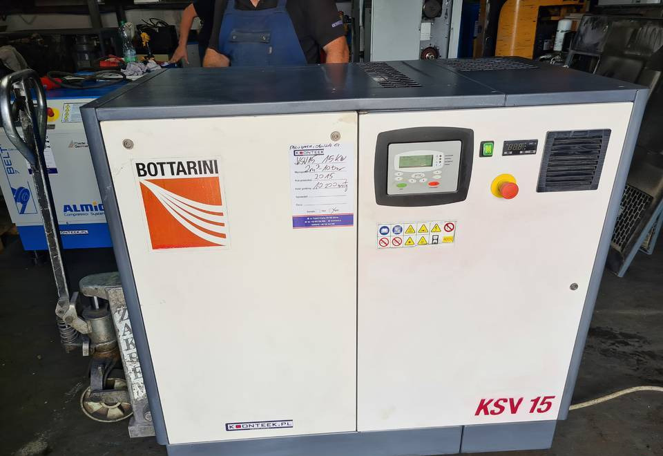 Kompresor śrubowy BOTTARINI KSV 15, 15 kw, 2015r - Vzduchový kompresor: obrázok 1 Kompresor śrubowy BOTTARINI KSV 15, 15 kw, 2015r - Vzduchový kompresor: obrázok 1