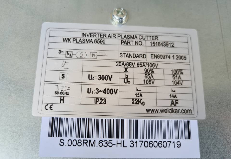 Plazma Przecinarka plazmowa WELDKAR WK Plasma 6590 - Zváracia technika: obrázok 4 Plazma Przecinarka plazmowa WELDKAR WK Plasma 6590 - Zváracia technika: obrázok 4