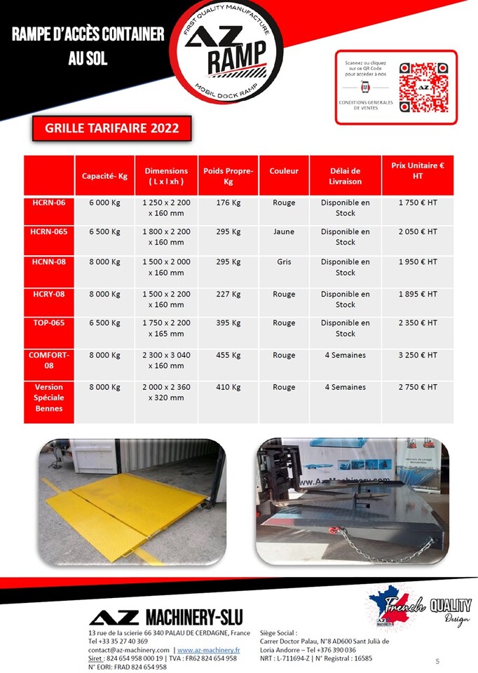 Nový Nakladacia rampa AZ RAMP HCNN08: obrázok 8 Nový Nakladacia rampa AZ RAMP HCNN08: obrázok 8