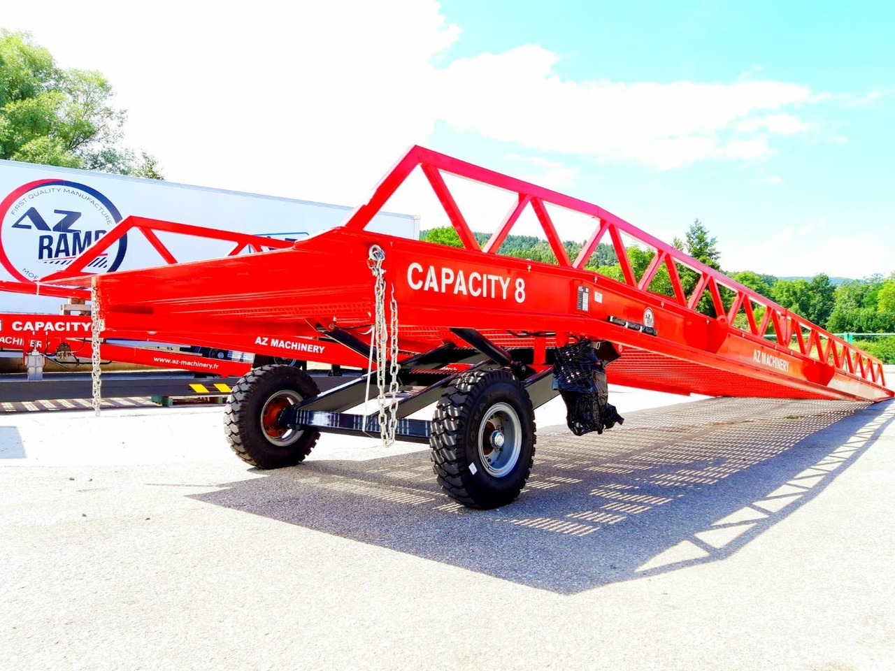 Nakladacia rampa **RENTAL 12-24-36 Month** AZ RAMP-EASY XL-8 . Mobil Loading Ramp: obrázok 10