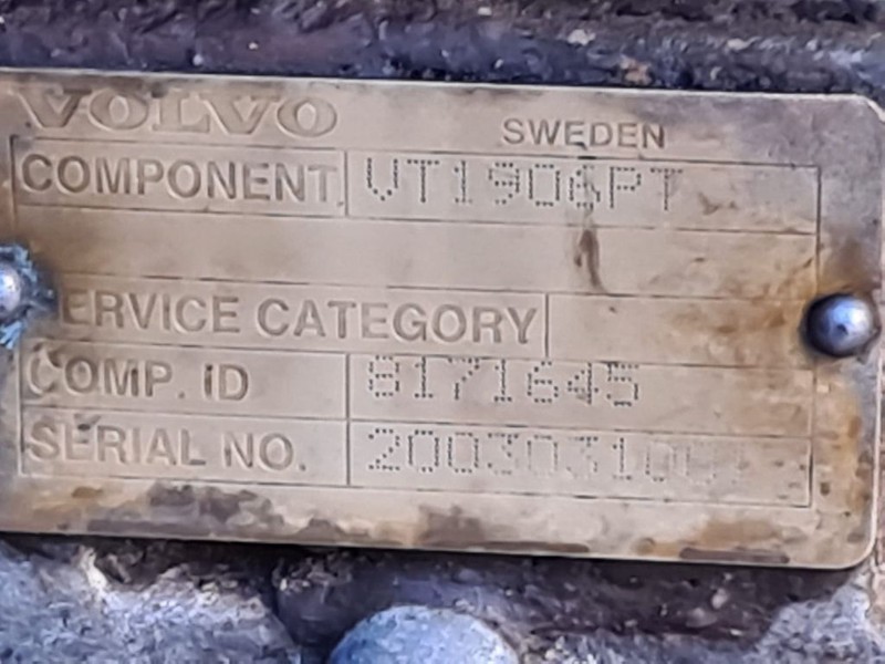 Volvo VT1906PT With or Without retarder / With or without second steering pump - Prevodovka: obrázok 2 Volvo VT1906PT With or Without retarder / With or without second steering pump - Prevodovka: obrázok 2