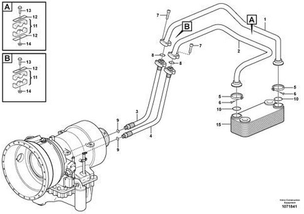 Volvo nieuwe Oliekoeler voe11033628 voe11110107 - Prevodovka a diely pre Ťahačový kĺbový damper: obrázok 2 Volvo nieuwe Oliekoeler voe11033628 voe11110107 - Prevodovka a diely pre Ťahačový kĺbový damper: obrázok 2