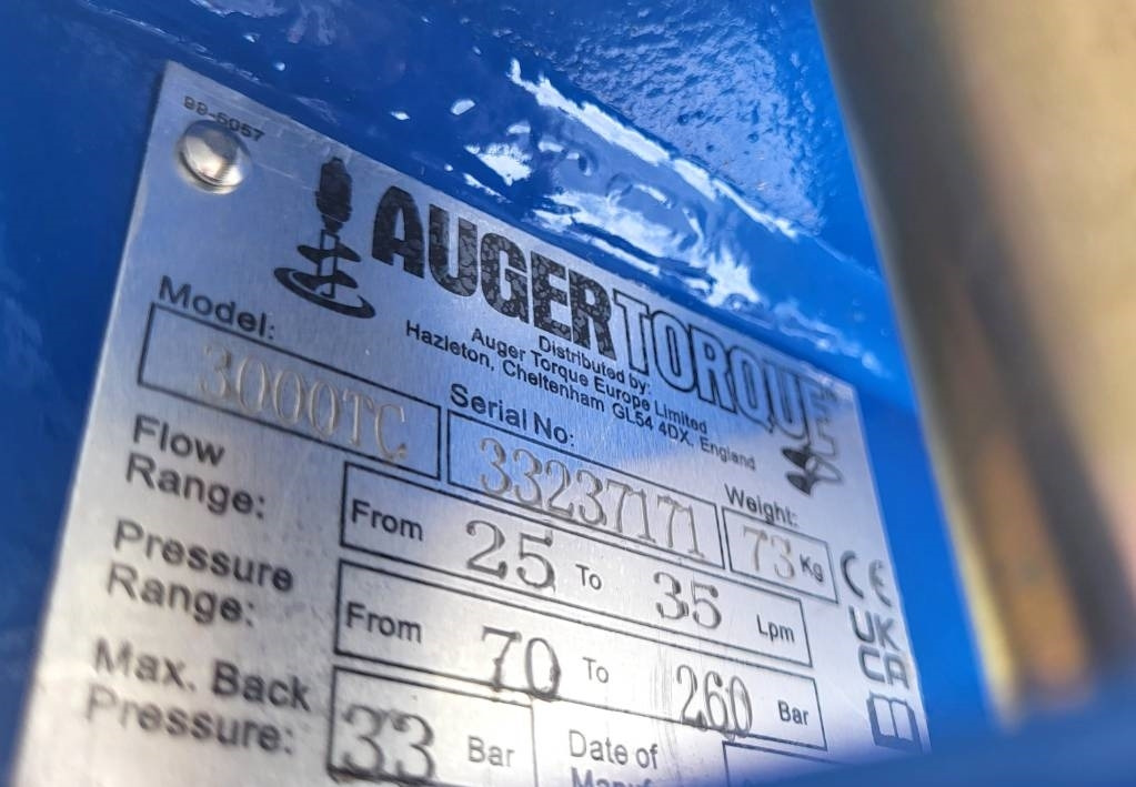 Auger Torque 3000TC - Vrták: obrázok 4 Auger Torque 3000TC - Vrták: obrázok 4