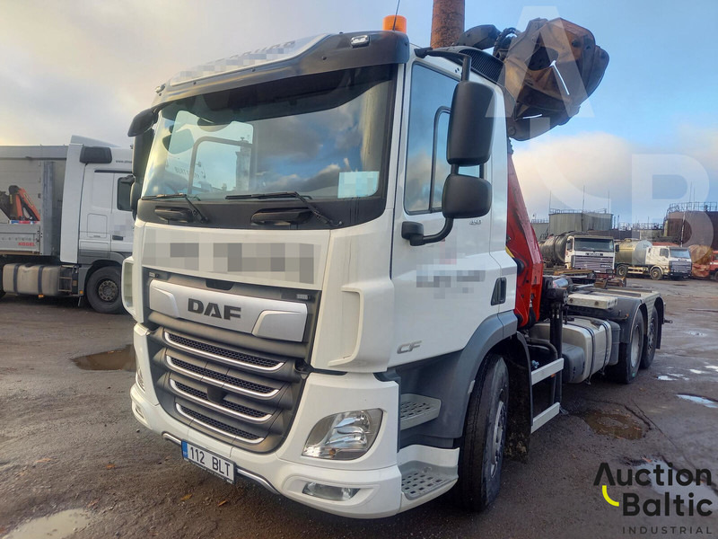 DAF CF 450 FAR - Hákový nosič kontajnerov, Auto s hydraulickou rukou: obrázok 1 DAF CF 450 FAR - Hákový nosič kontajnerov, Auto s hydraulickou rukou: obrázok 1