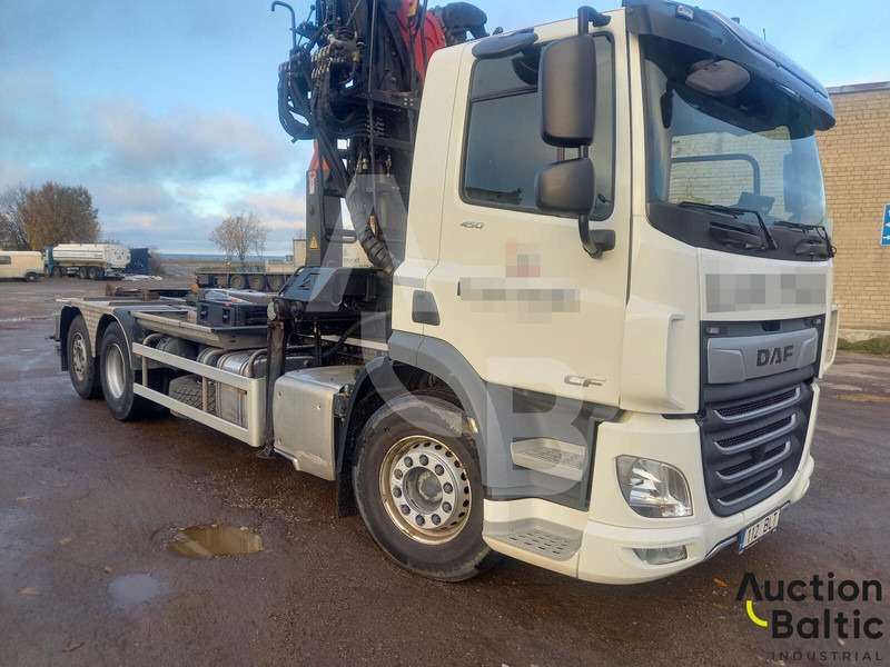 DAF CF 450 FAR - Hákový nosič kontajnerov, Auto s hydraulickou rukou: obrázok 2 DAF CF 450 FAR - Hákový nosič kontajnerov, Auto s hydraulickou rukou: obrázok 2