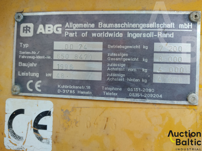 Valec Ingersoll Rand DD74: obrázok 20 Valec Ingersoll Rand DD74: obrázok 20