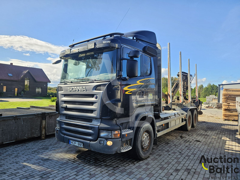 Scania R 480 LA - Vyvážací príves: obrázok 1 Scania R 480 LA - Vyvážací príves: obrázok 1