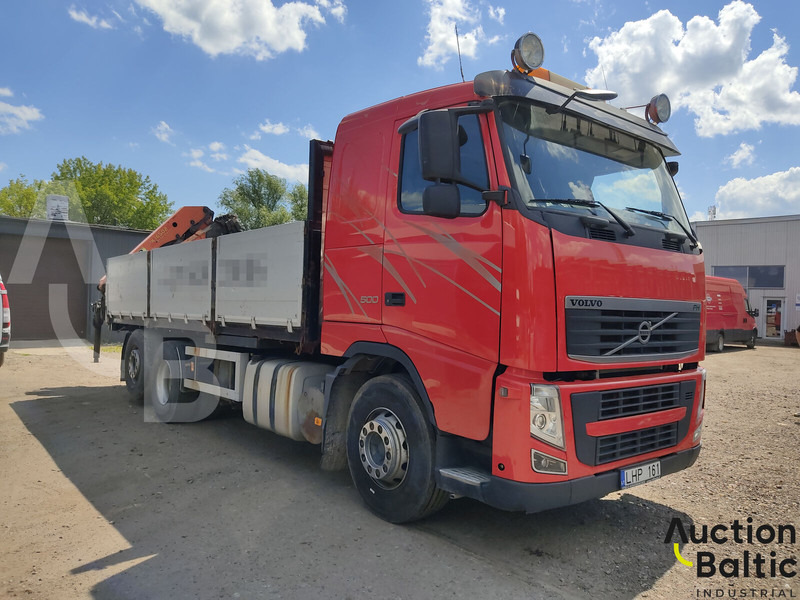 Volvo FH500 - Valníkový/ Plošinový nákladný automobil, Auto s hydraulickou rukou: obrázok 1 Volvo FH500 - Valníkový/ Plošinový nákladný automobil, Auto s hydraulickou rukou: obrázok 1