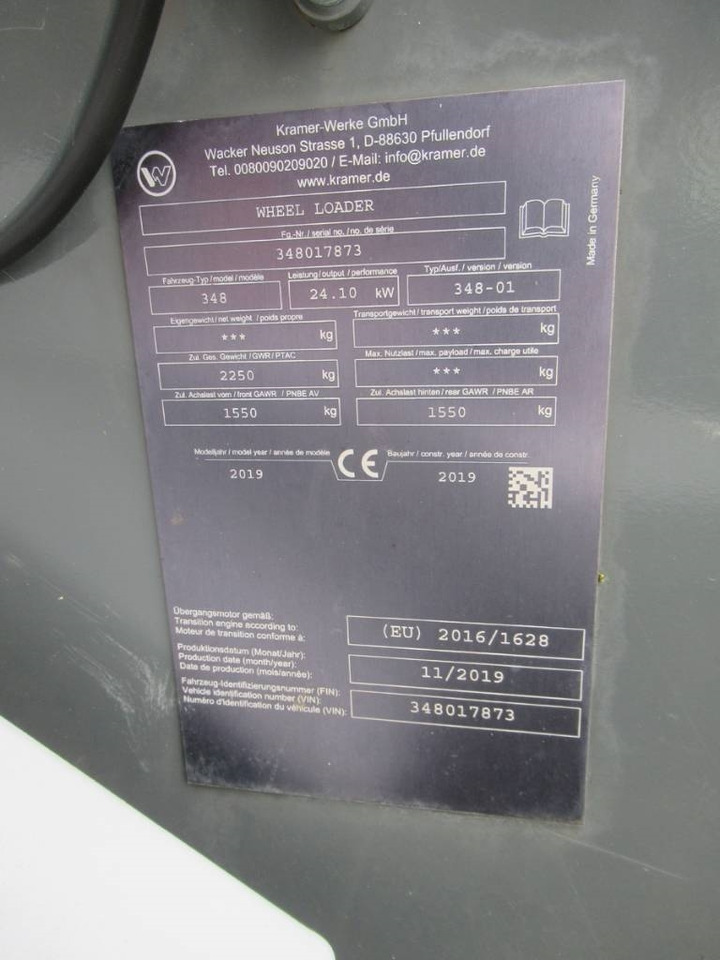 Kramer 5035 Neu Reifen neue Schaufel 33PS Motor - Kolesový nakladač: obrázok 5 Kramer 5035 Neu Reifen neue Schaufel 33PS Motor - Kolesový nakladač: obrázok 5