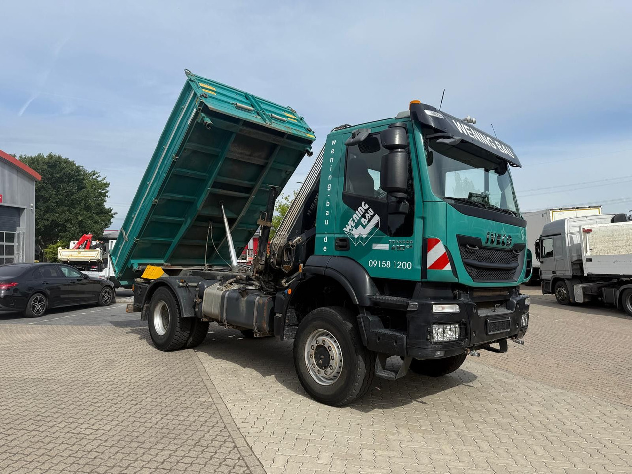 Iveco AD190 T/W Trakker 410 4x4 Allrad Kran KipperHIAB - Sklápač, Auto s hydraulickou rukou: obrázok 2 Iveco AD190 T/W Trakker 410 4x4 Allrad Kran KipperHIAB - Sklápač, Auto s hydraulickou rukou: obrázok 2