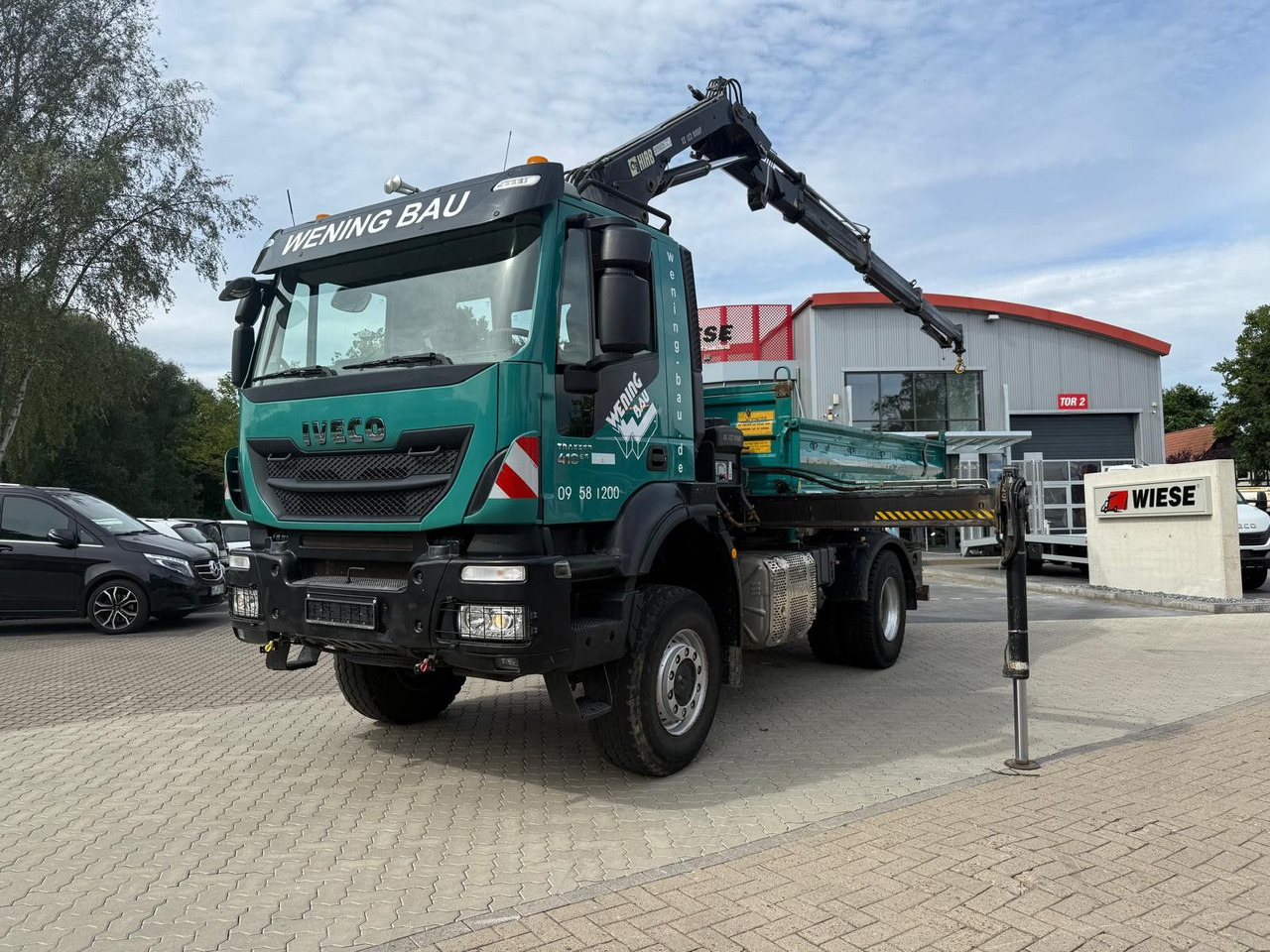 Iveco AD190 T/W Trakker 410 4x4 Allrad Kran KipperHIAB - Sklápač, Auto s hydraulickou rukou: obrázok 1 Iveco AD190 T/W Trakker 410 4x4 Allrad Kran KipperHIAB - Sklápač, Auto s hydraulickou rukou: obrázok 1