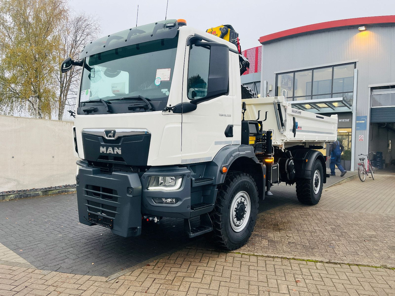 MAN TGM 18.320 4x4 BB Kipper Kran 131 Single Winter - Auto s hydraulickou rukou: obrázok 1 MAN TGM 18.320 4x4 BB Kipper Kran 131 Single Winter - Auto s hydraulickou rukou: obrázok 1