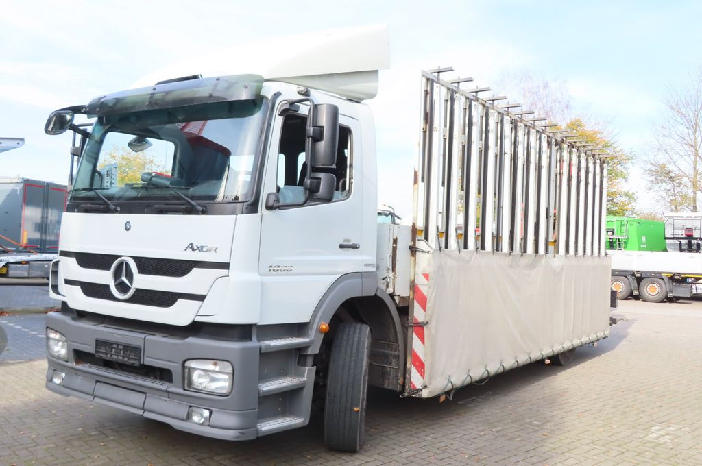 Mercedes-Benz Axor 1833 L - Glastransporter Kran Palfinger - Valníkový/ Plošinový nákladný automobil, Auto s hydraulickou rukou: obrázok 2 Mercedes-Benz Axor 1833 L - Glastransporter Kran Palfinger - Valníkový/ Plošinový nákladný automobil, Auto s hydraulickou rukou: obrázok 2