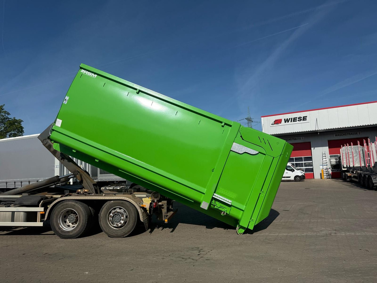RSM Abrollcontainer 38m³ mit hydr. Heckklappe - Príves preprava kontajnerov/ Výmenná nadstavba: obrázok 1 RSM Abrollcontainer 38m³ mit hydr. Heckklappe - Príves preprava kontajnerov/ Výmenná nadstavba: obrázok 1