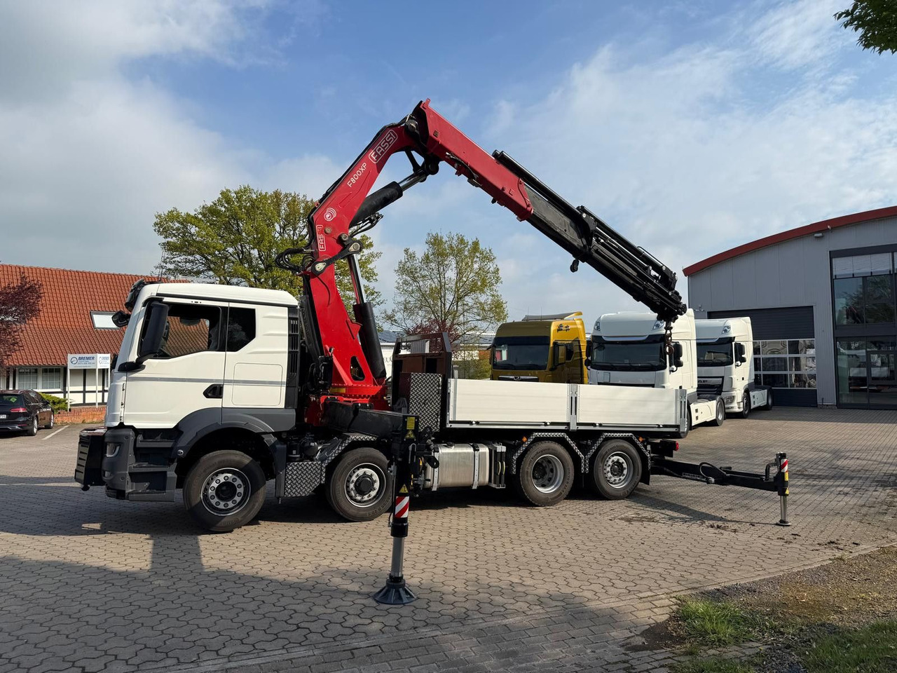 MAN 35.520 8x4 Fassi F800 RA2.28 OHNE ABSTÜTZÜBERWA. - Ťahač: obrázok 1 MAN 35.520 8x4 Fassi F800 RA2.28 OHNE ABSTÜTZÜBERWA. - Ťahač: obrázok 1