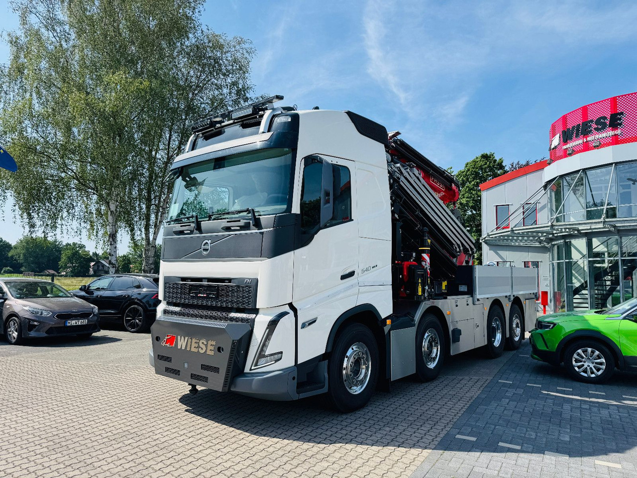 Valníkový/ Plošinový nákladný automobil, Auto s hydraulickou rukou Volvo FH 540 mit Fassi F2150RAL Fly Jib + Winde: obrázok 9