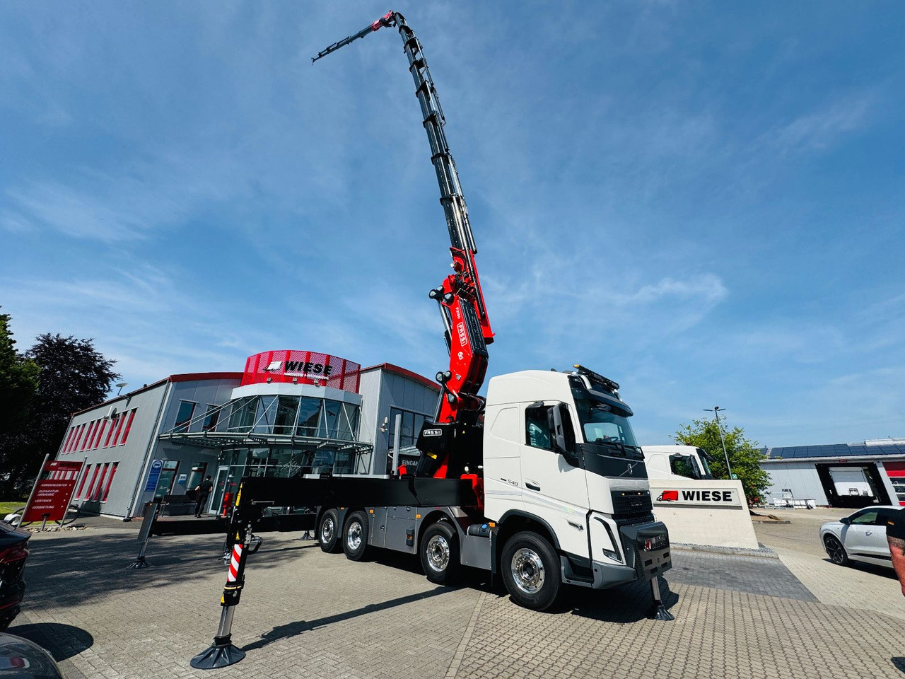 Valníkový/ Plošinový nákladný automobil, Auto s hydraulickou rukou Volvo FH 540 mit Fassi F2150RAL Fly Jib + Winde: obrázok 6