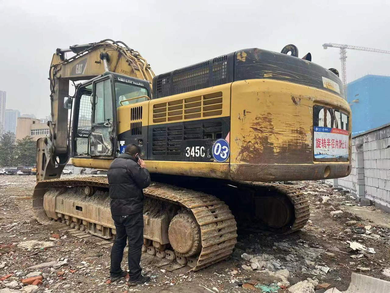 CATERPILLAR CAT-345C - Pásové rýpadlo: obrázok 1 CATERPILLAR CAT-345C - Pásové rýpadlo: obrázok 1