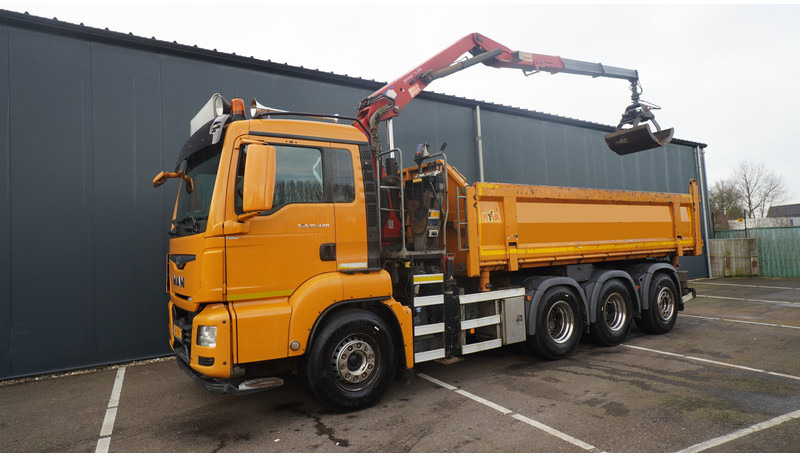 MAN TGS 35-440 8X4 2 SIDE TIPPER WITH HMF Z 1943 CRANE 415.000KM - Auto s hydraulickou rukou: obrázok 3 MAN TGS 35-440 8X4 2 SIDE TIPPER WITH HMF Z 1943 CRANE 415.000KM - Auto s hydraulickou rukou: obrázok 3