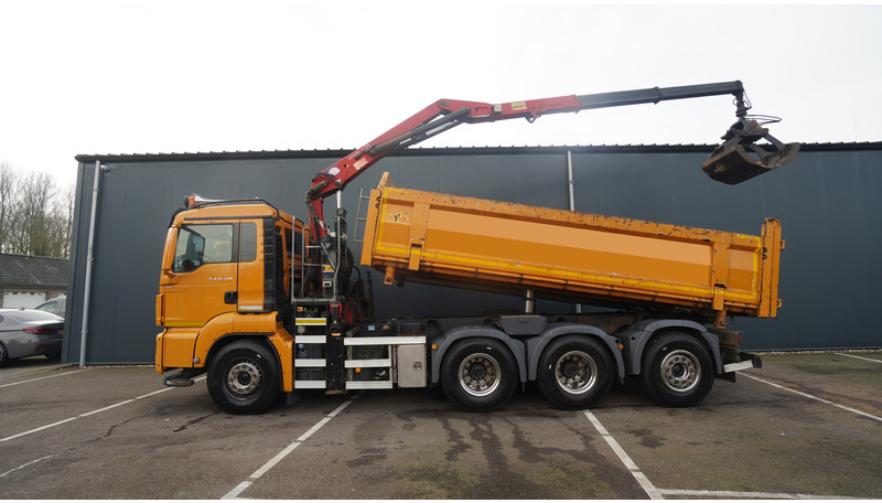 MAN TGS 35-440 8X4 2 SIDE TIPPER WITH HMF Z 1943 CRANE 415.000KM - Auto s hydraulickou rukou: obrázok 1 MAN TGS 35-440 8X4 2 SIDE TIPPER WITH HMF Z 1943 CRANE 415.000KM - Auto s hydraulickou rukou: obrázok 1