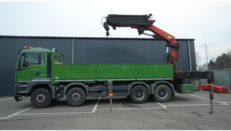 MAN TGS 41.460 8X4 OPEN BOX WITH PALFINGER PK 40002 EH CRANE 384.000KM - Auto s hydraulickou rukou: obrázok 1 MAN TGS 41.460 8X4 OPEN BOX WITH PALFINGER PK 40002 EH CRANE 384.000KM - Auto s hydraulickou rukou: obrázok 1
