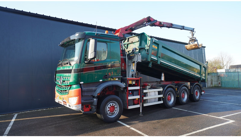 Mercedes-Benz AROCS 3542 8X4 2 SIDE TIPPER WITH HMF Z 1943 CRANE 407.000KM - Auto s hydraulickou rukou: obrázok 2 Mercedes-Benz AROCS 3542 8X4 2 SIDE TIPPER WITH HMF Z 1943 CRANE 407.000KM - Auto s hydraulickou rukou: obrázok 2