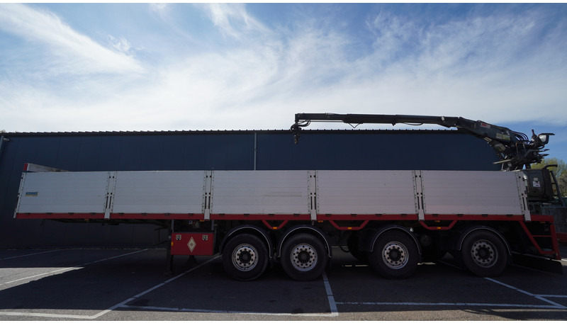 Kennis 4 AXLE STONE TRANSPORT TRAILER WITH KENNIS R-11-6.00 CRANE - Náves: obrázok 1 Kennis 4 AXLE STONE TRANSPORT TRAILER WITH KENNIS R-11-6.00 CRANE - Náves: obrázok 1
