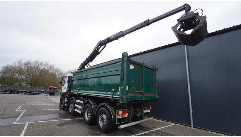 Renault PREMIUM 380 DXI 8X2/6 2 SIDE TIPPER WITH PLFINGER Q 170 Z CRANE.278.200KM - Auto s hydraulickou rukou: obrázok 4 Renault PREMIUM 380 DXI 8X2/6 2 SIDE TIPPER WITH PLFINGER Q 170 Z CRANE.278.200KM - Auto s hydraulickou rukou: obrázok 4