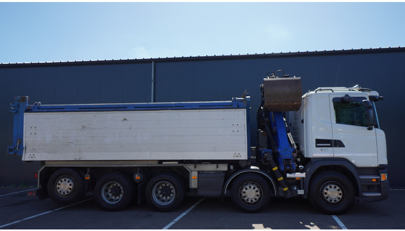 Scania G 490 10X4 CABLE SYSTEM TRUCK WITH PALFINGER Q180Z95TR CRANE - Auto s hydraulickou rukou: obrázok 4 Scania G 490 10X4 CABLE SYSTEM TRUCK WITH PALFINGER Q180Z95TR CRANE - Auto s hydraulickou rukou: obrázok 4