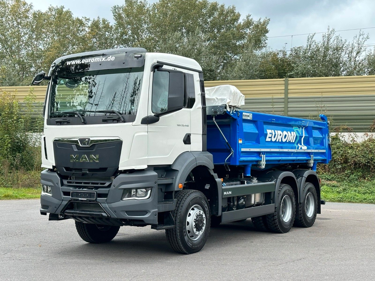 Sklápač MAN TGS 33.440 6x6 /Euro6 3-Seiten-Kipper EuromixMTP: obrázok 16